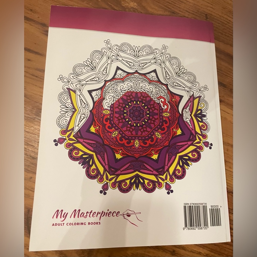 My Masterpiece Mood Enhancing Mandalas Coloring Book - Picture 2 of 3